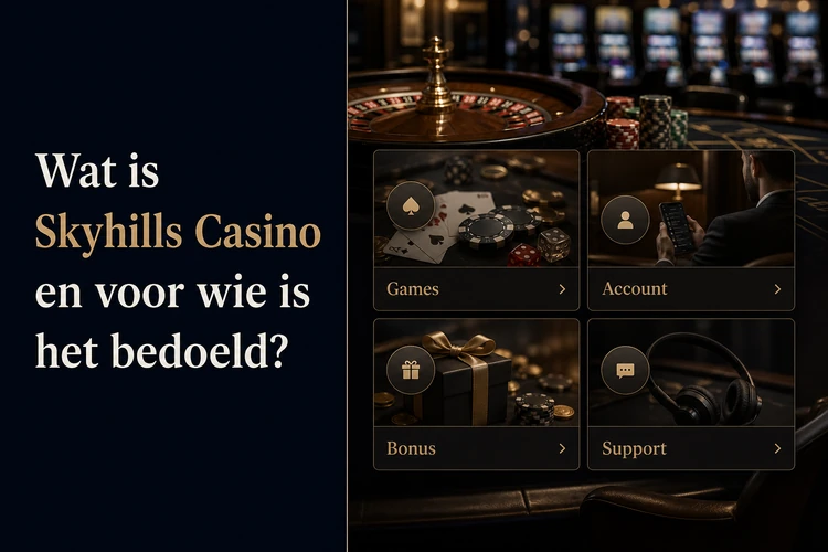 Wat is Skyhills Casino en voor wie is het bedoeld?