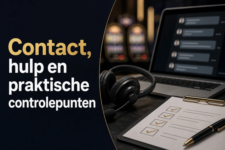 Contact, hulp en praktische controlepunten