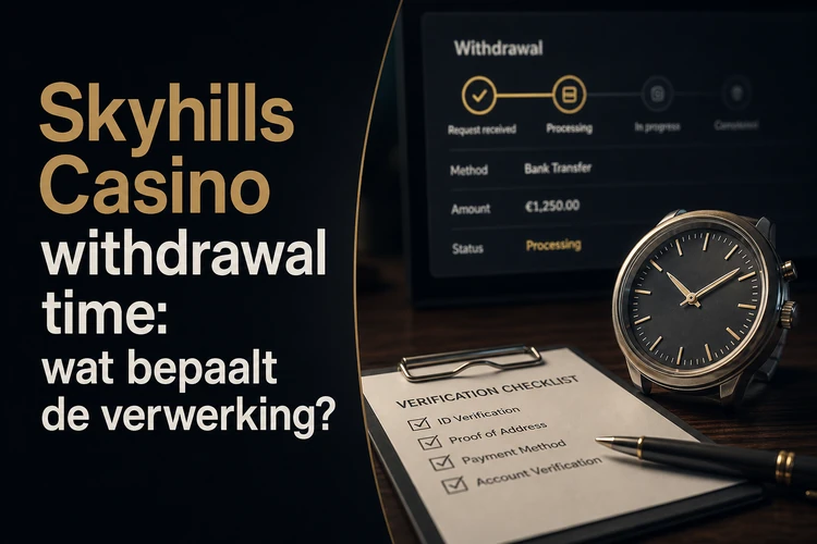 Skyhills Casino withdrawal time: wat bepaalt de verwerking?