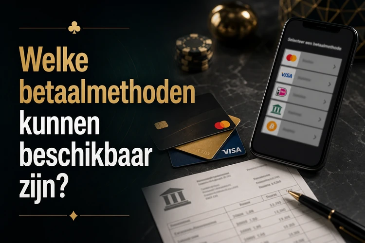 Welke betaalmethoden kunnen beschikbaar zijn?